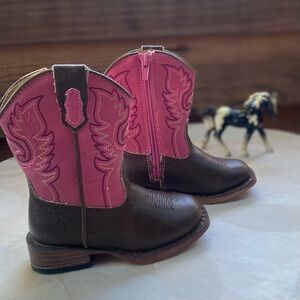 Roper Blaze Pink Toddler Boots. Size 5